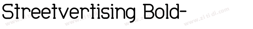 Streetvertising Bold字体转换